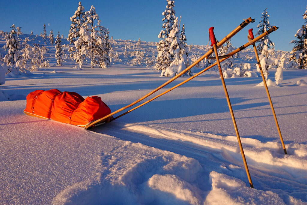 Morgonstund har guld i mun, ibland tack vare Rimforspulkan. Foto: Fabian Rimfors